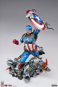 Marvel Future Revolution Statue 1/6 Captain America 38 cm by LAB7 Malta, Europe