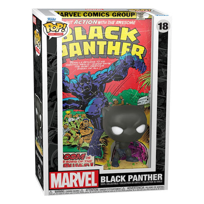 Funko - Marvel POP! Comic Cover Vinyl Figure Black Panther 18