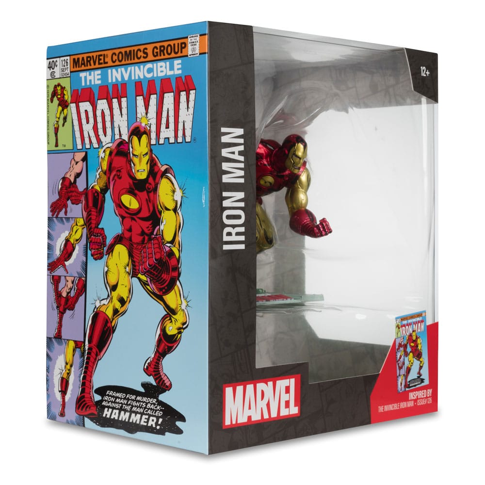 Marvel PVC Statue 1/10 Iron Man (The Invincible Iron Man 126) – 11 cm by LAB7 Malta, Europe