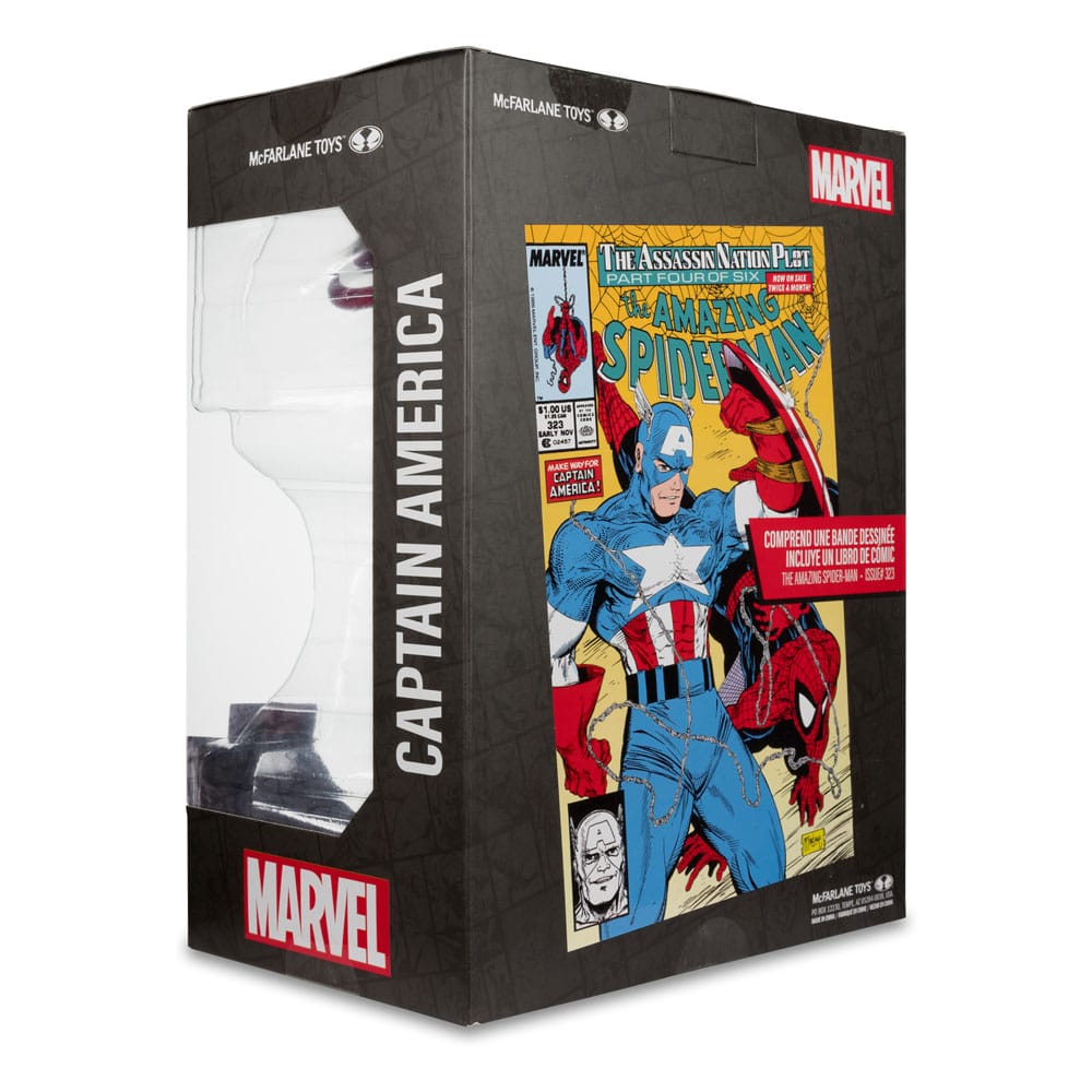 Marvel PVC Statue 1/6 Captain America (The Amazing Spider - Man 323) – 28 cm by LAB7 Malta, Europe