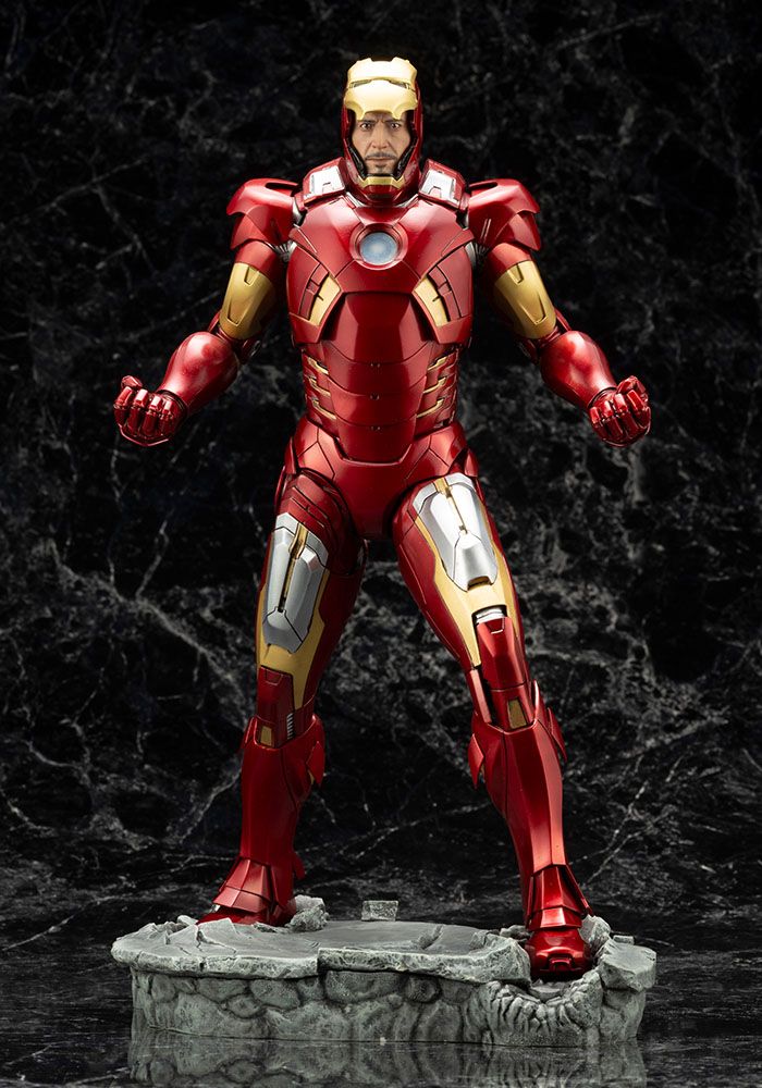 Marvel The Avengers ARTFX PVC Statue 1/6 Iron Man Mark 7 32 cm by LAB7 Malta, Europe