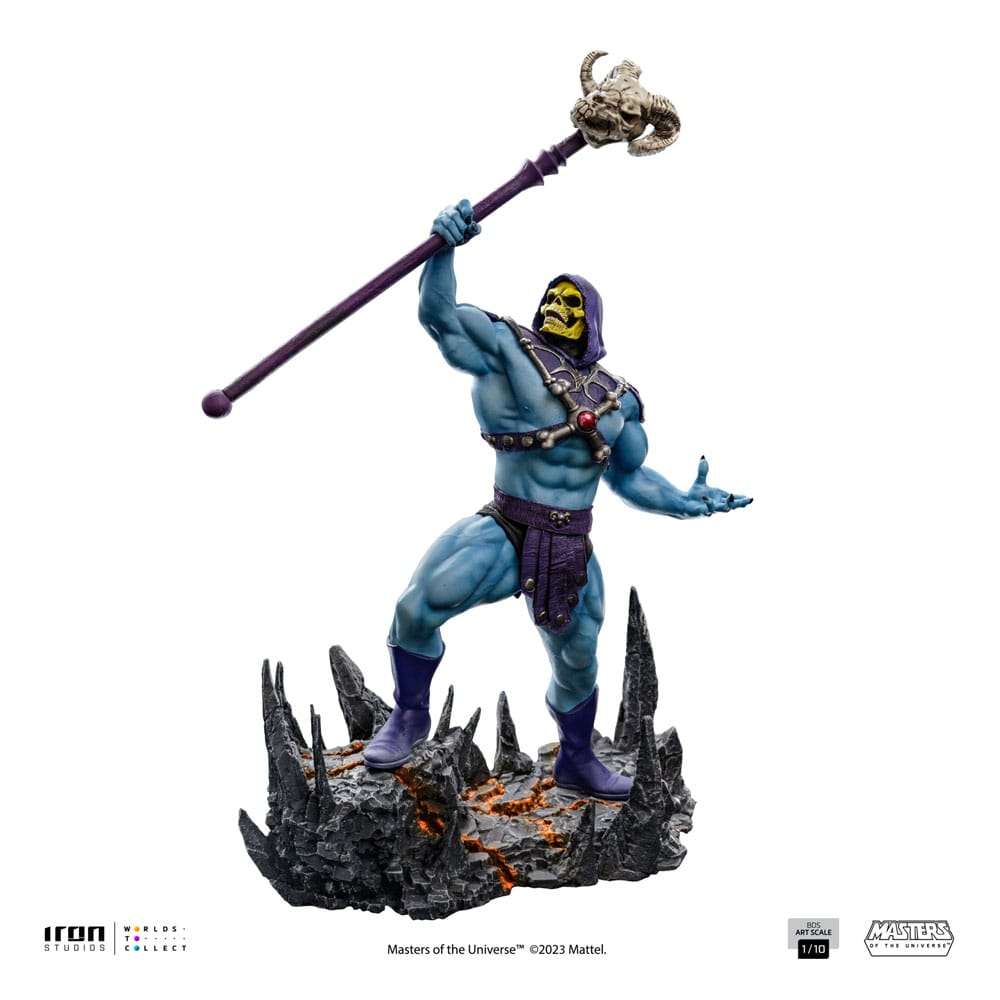 Masters of the Universe BDS Art Scale Statue 1/10 Skeletor 28 cm by LAB7 Malta, Europe