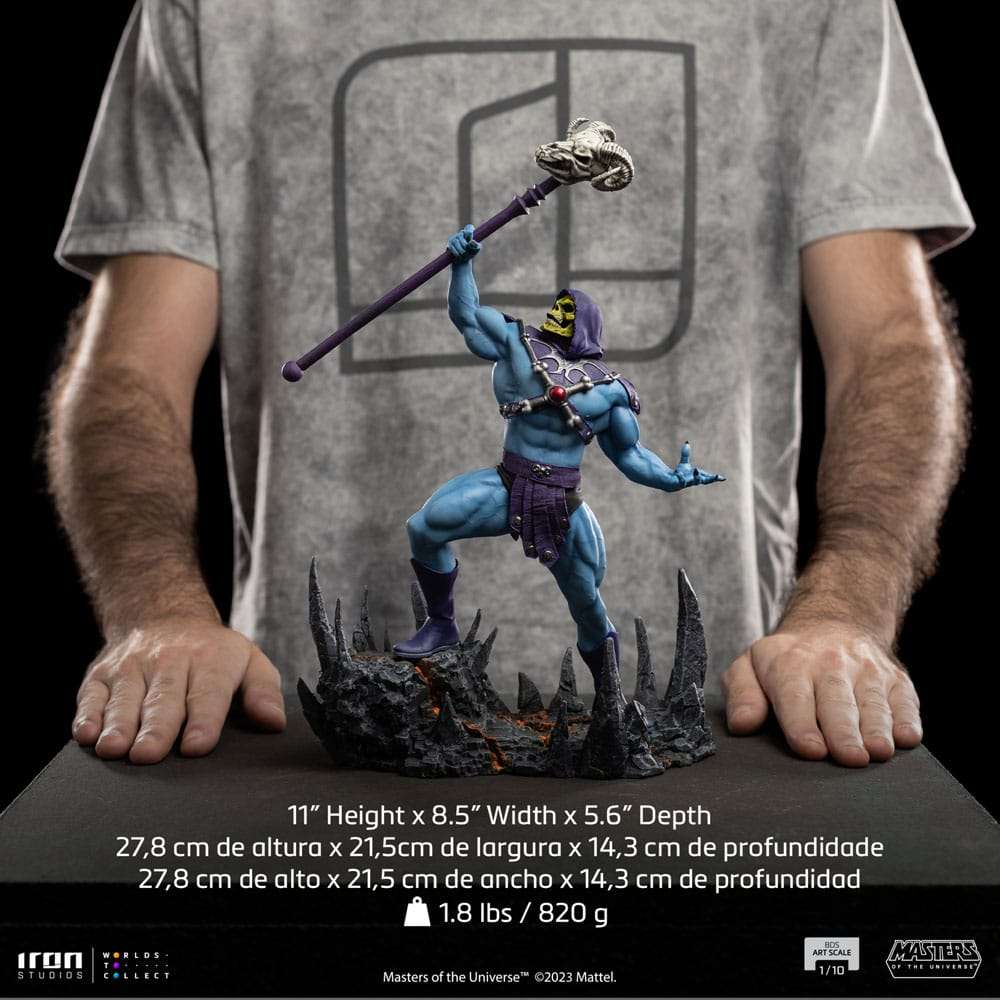 Masters of the Universe BDS Art Scale Statue 1/10 Skeletor 28 cm by LAB7 Malta, Europe