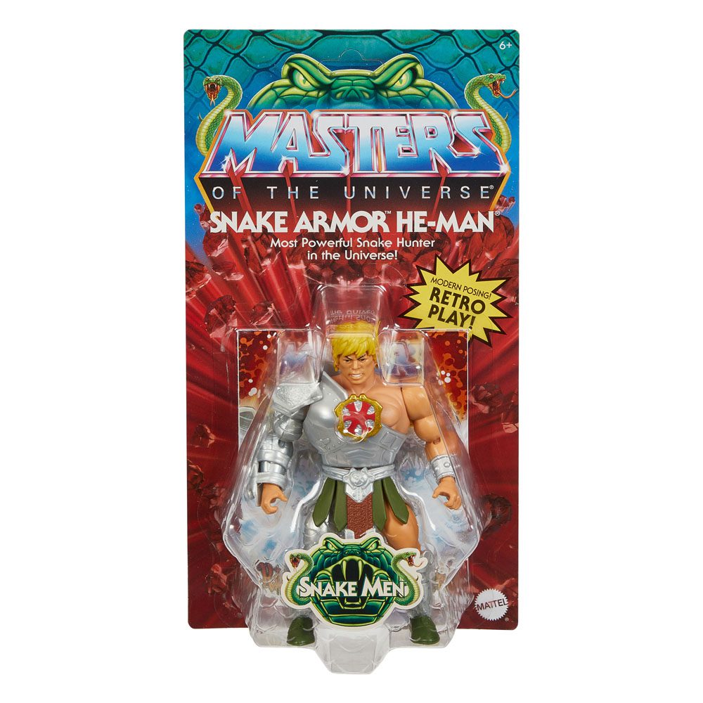 Masters of the Universe Origins Action Figure Snake Armor He - Man by LAB7 Malta, Europe