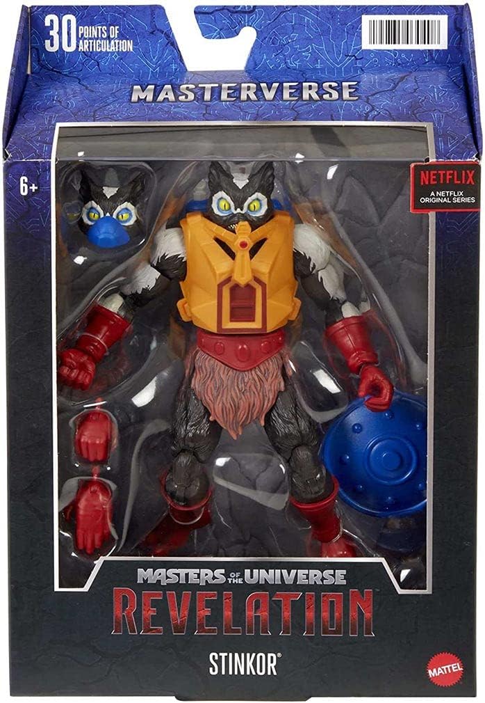 Masters of the Universe: Revelation Masterverse Action Figure 2022 Stinkor 18 cm by LAB7 Malta, Europe
