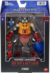 Masters of the Universe: Revelation Masterverse Action Figure 2022 Stinkor 18 cm by LAB7 Malta, Europe