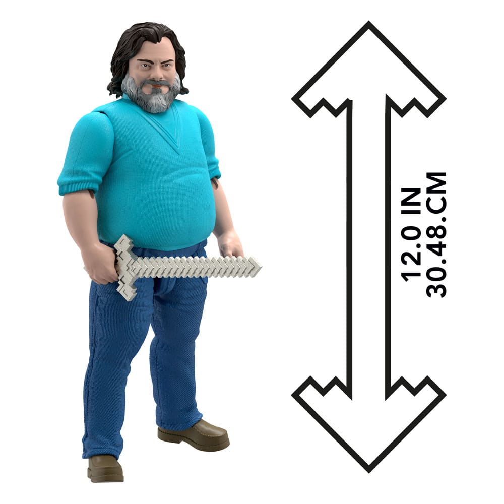 Minecraft Movie Large Steve Figure by Mattel 30cm – LAB7