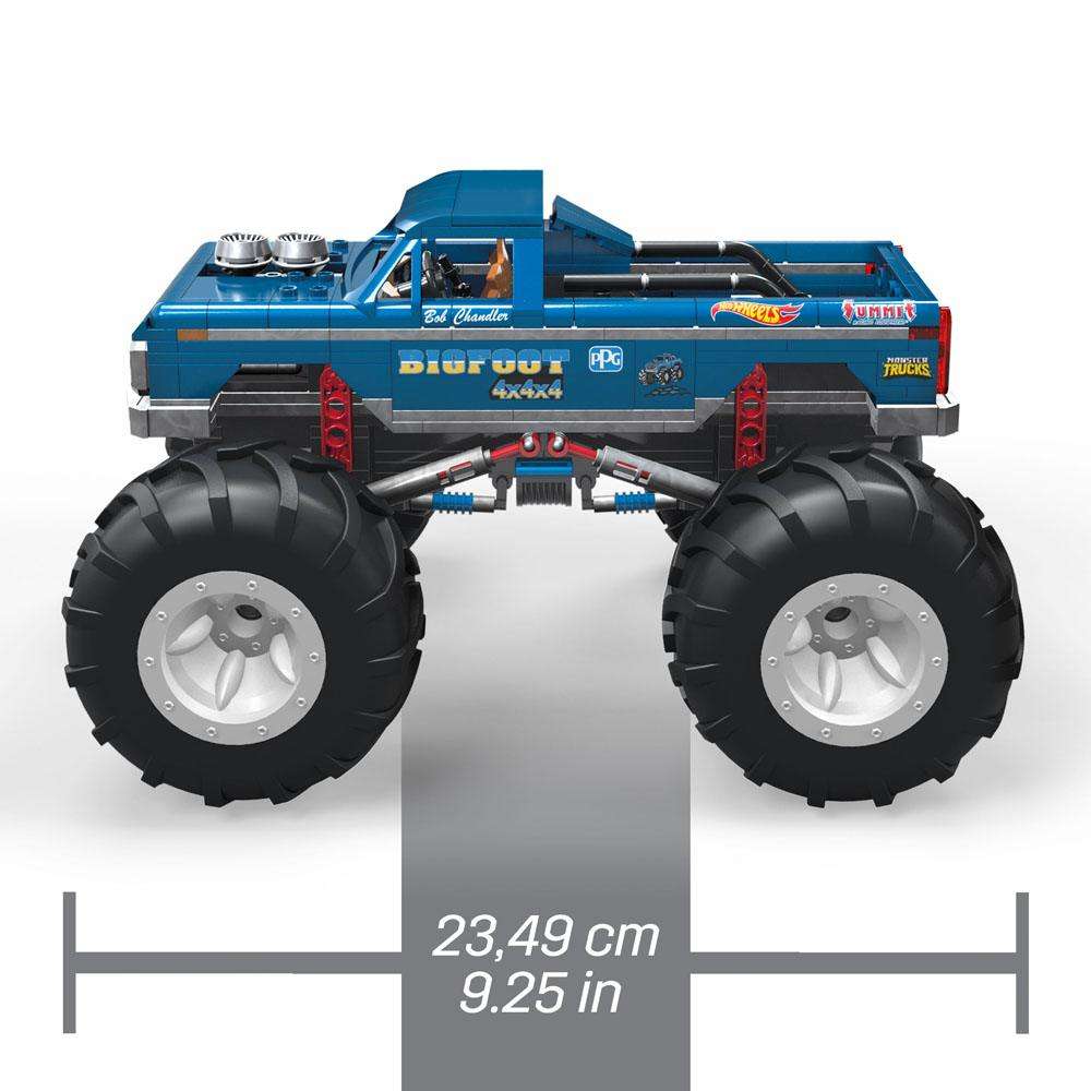 Mattel Hot Wheels Monster Trucks Mega Construx Construction Set Bigfoot Monster Truck in Malta | LAB7