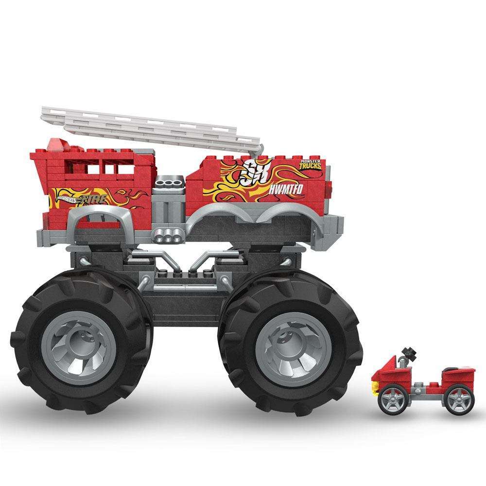 Mattel Hot Wheels Monster Trucks Mega Construx Construction Set HW 5-Alarm Monster Truck in Malta | LAB7