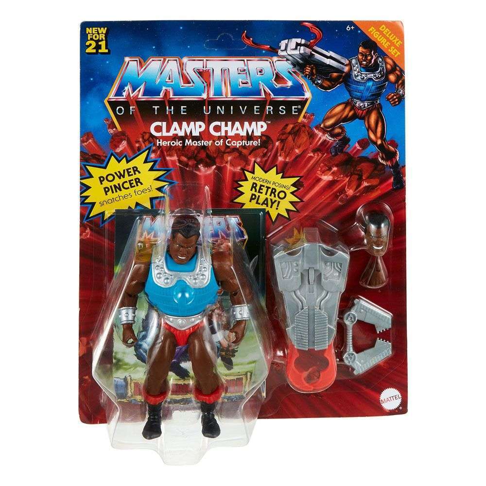 Mattel Masters of the Universe Deluxe Action Figure 2021 Clamp Champ 14 cm by LAB7 Malta, Europe