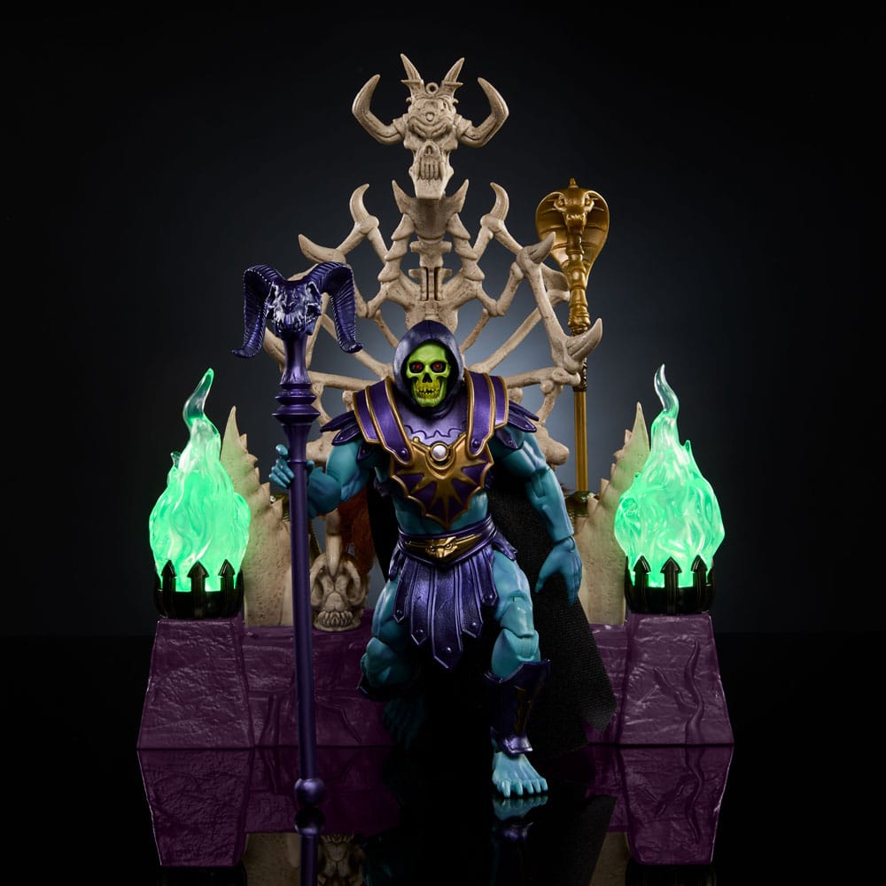 Mattel Masters of the Universe Masterverse Skeletor & Throne 18cm by LAB7 Malta, Europe