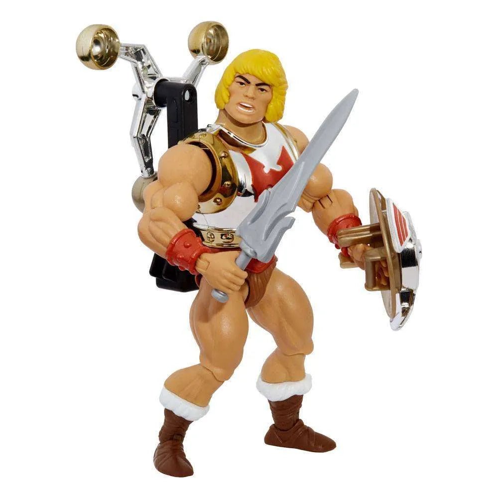 Mattel Masters of the Universe Origins Deluxe Action Figure 2022 Flying Fists He-Man 14 cm in Malta | LAB7
