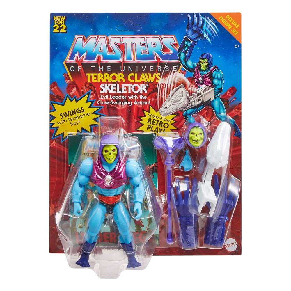 Mattel Masters of the Universe Origins Deluxe Action Figure 2022 Terror Claws Skeletor 14 cm by LAB7 Malta, Europe