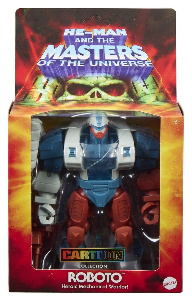 Mattel Masters of the Universe Origins Deluxe Cartoon Collection Roboto Action Figure 14cm