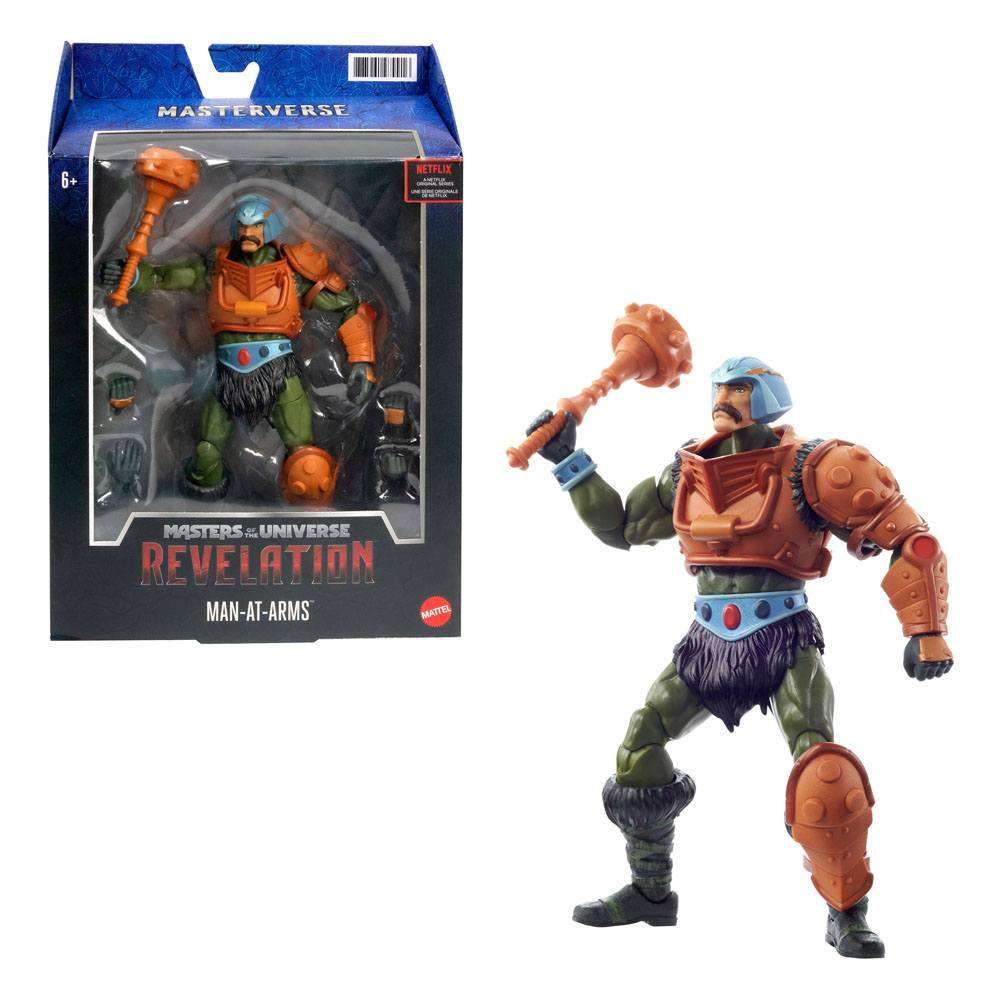 Mattel Masters of the Universe: Revelation Masterverse Action Figure 2021 Man-At-Arms 18 cm in Malta | LAB7