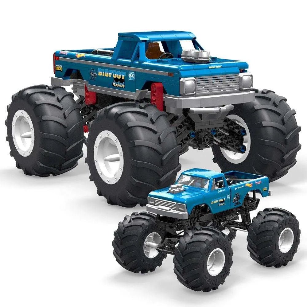 Mattel Mattel Hot Wheels Monster Trucks Mega Construx Construction Set Bigfoot Monster Truck by LAB7 Malta, Europe