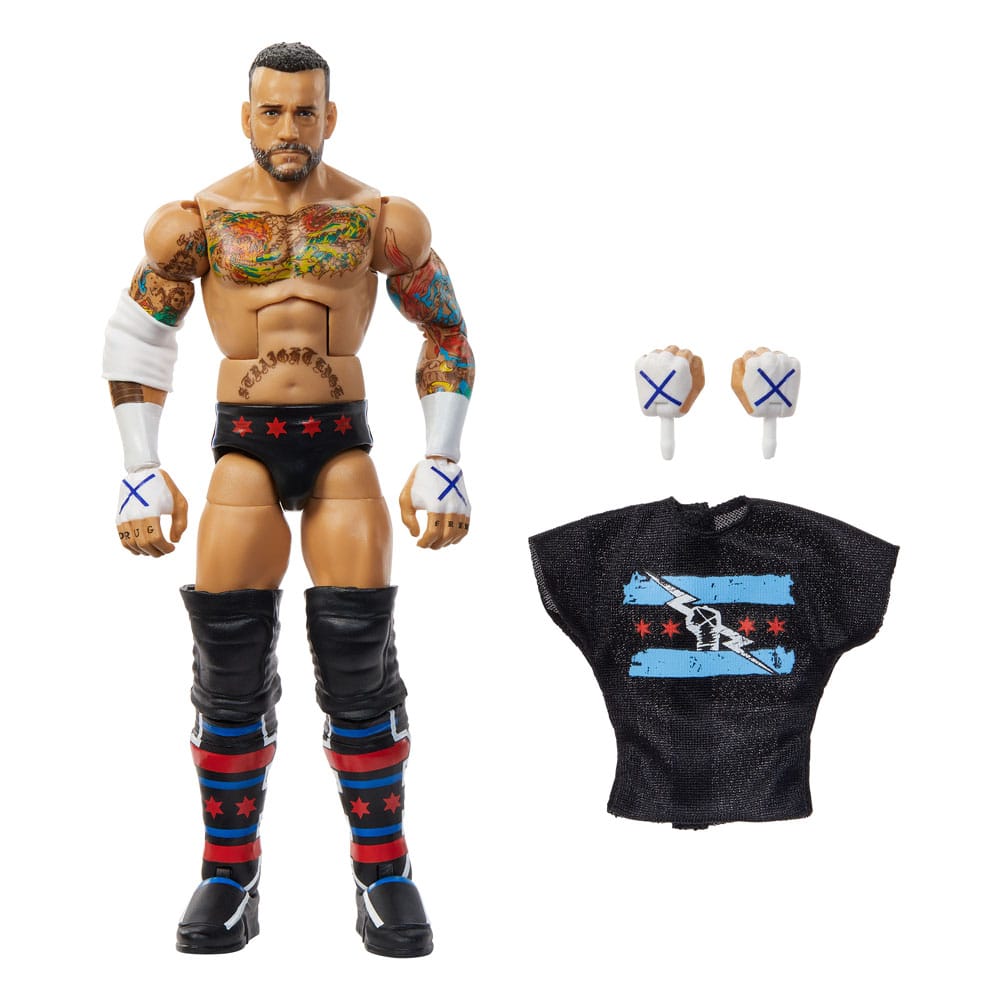 Mattel WWE Elite Collection Action Figure – CM Punk 15 cm by LAB7 Malta, Europe