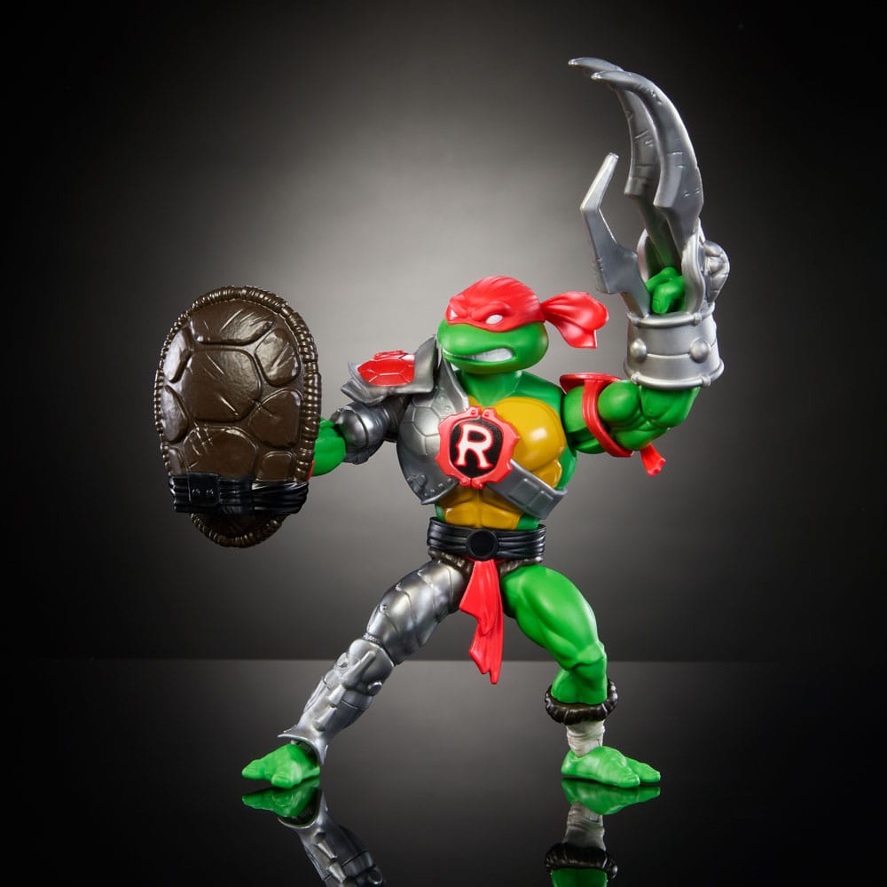 Mattel MOTU x TMNT Turtles of Grayskull Raphael Action Figure 14cm by LAB7 Malta, Europe