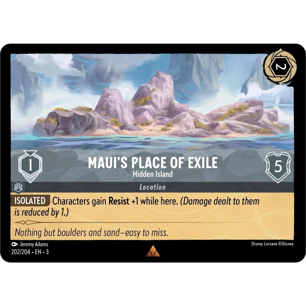 Maui's Place of Exile - Hidden Island (202/204) (Into the Inklands) in Malta | LAB7