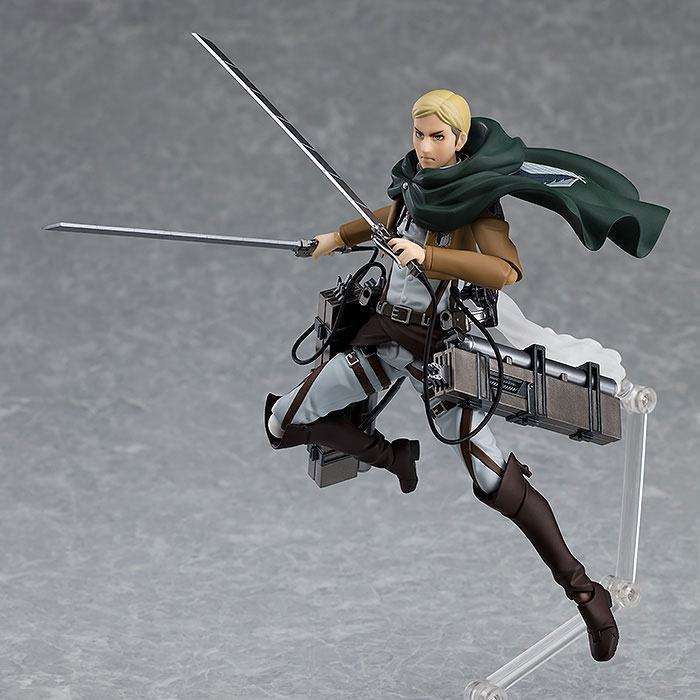 Max Factory Attack on Titan Figma Action Figure Erwin Smith 15 cm by LAB7 Malta, Europe