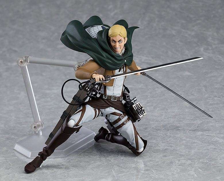Max Factory Attack on Titan Figma Action Figure Erwin Smith 15 cm by LAB7 Malta, Europe