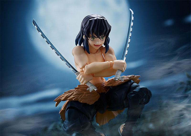 Max Factory Figma Inosuke Hashibira Demon Slayer 14cm by LAB7 Malta, Europe