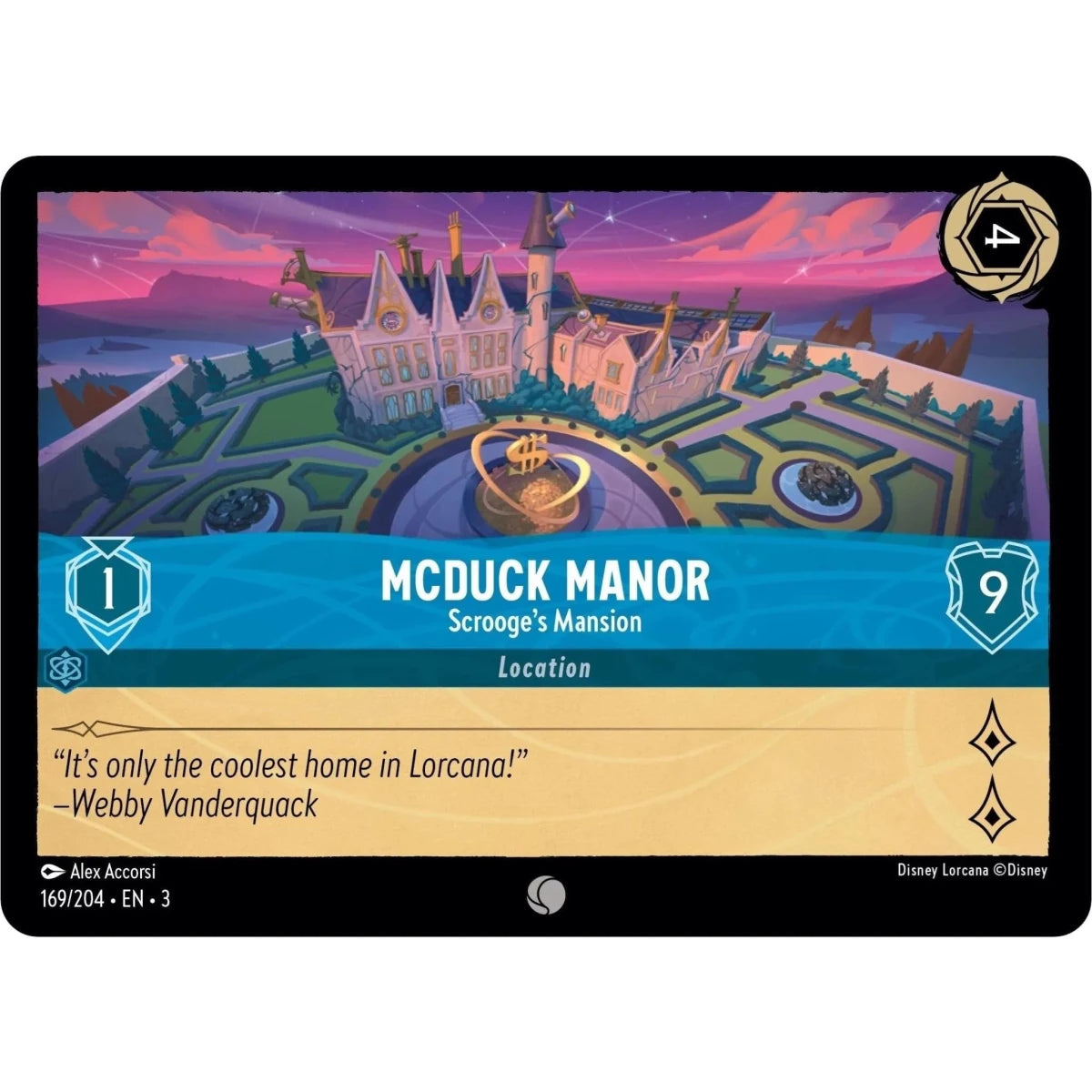 McDuck Manor - Scrooge's Mansion (169/204) (Into the Inklands) in Malta | LAB7