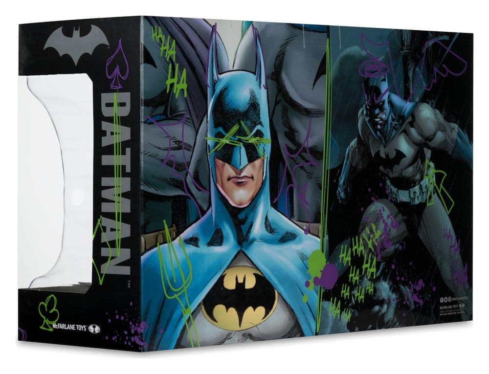 McFarlane DC Direct Batman Cowls Hush & Knightfall Jokerized Gold Label 1:3 Scale 2-Pack 18cm
