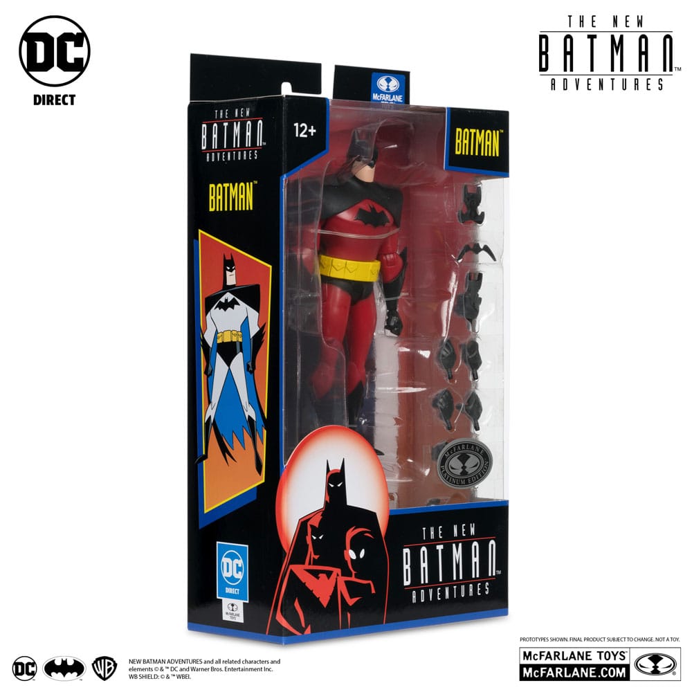 McFarlane DC Multiverse Batman (Silver) Platinum Edition 18cm – The New Batman Adventures Action Figure