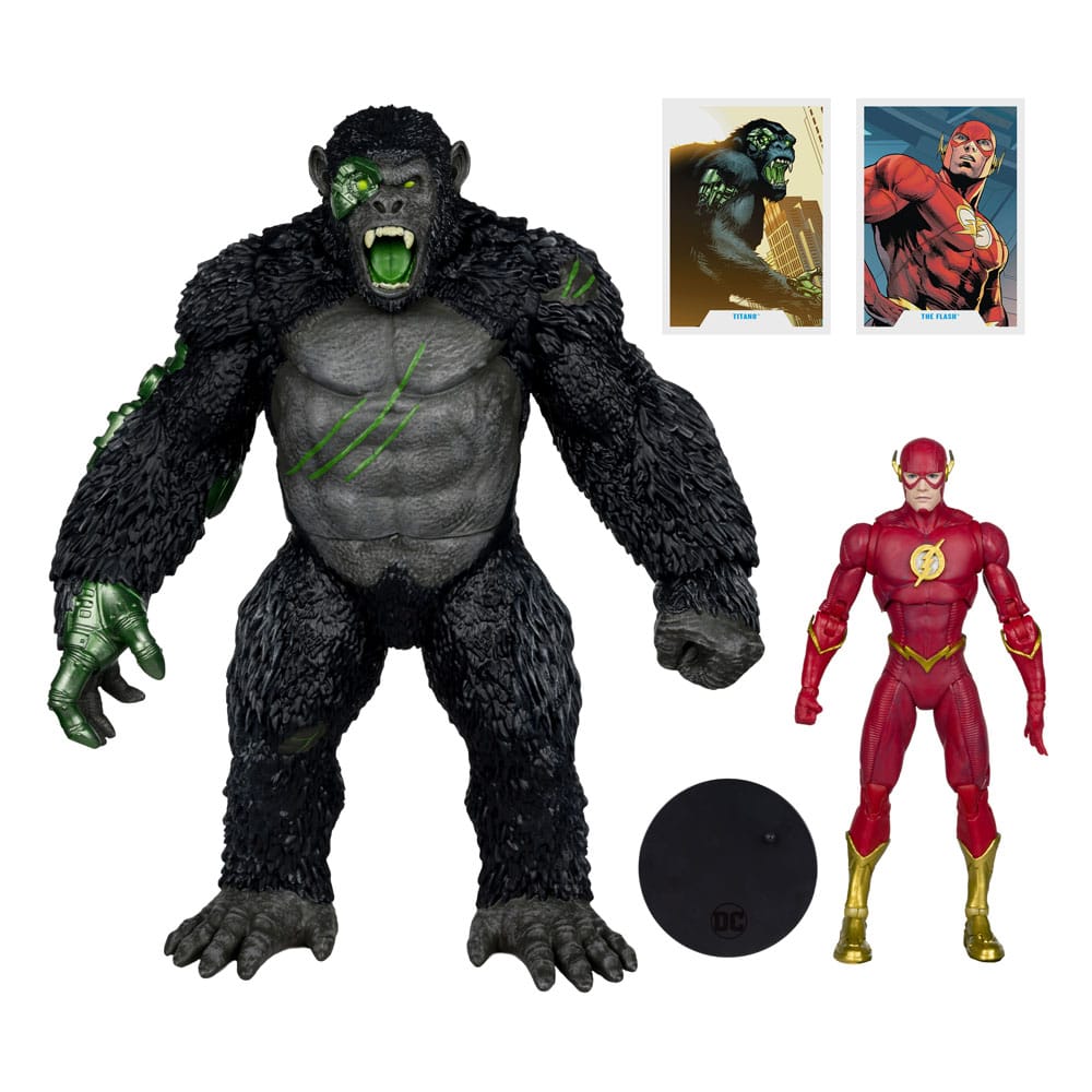 McFarlane DC Multiverse Collector Edition The Flash vs Titano 2-Pack Action Figures 18cm & 30cm