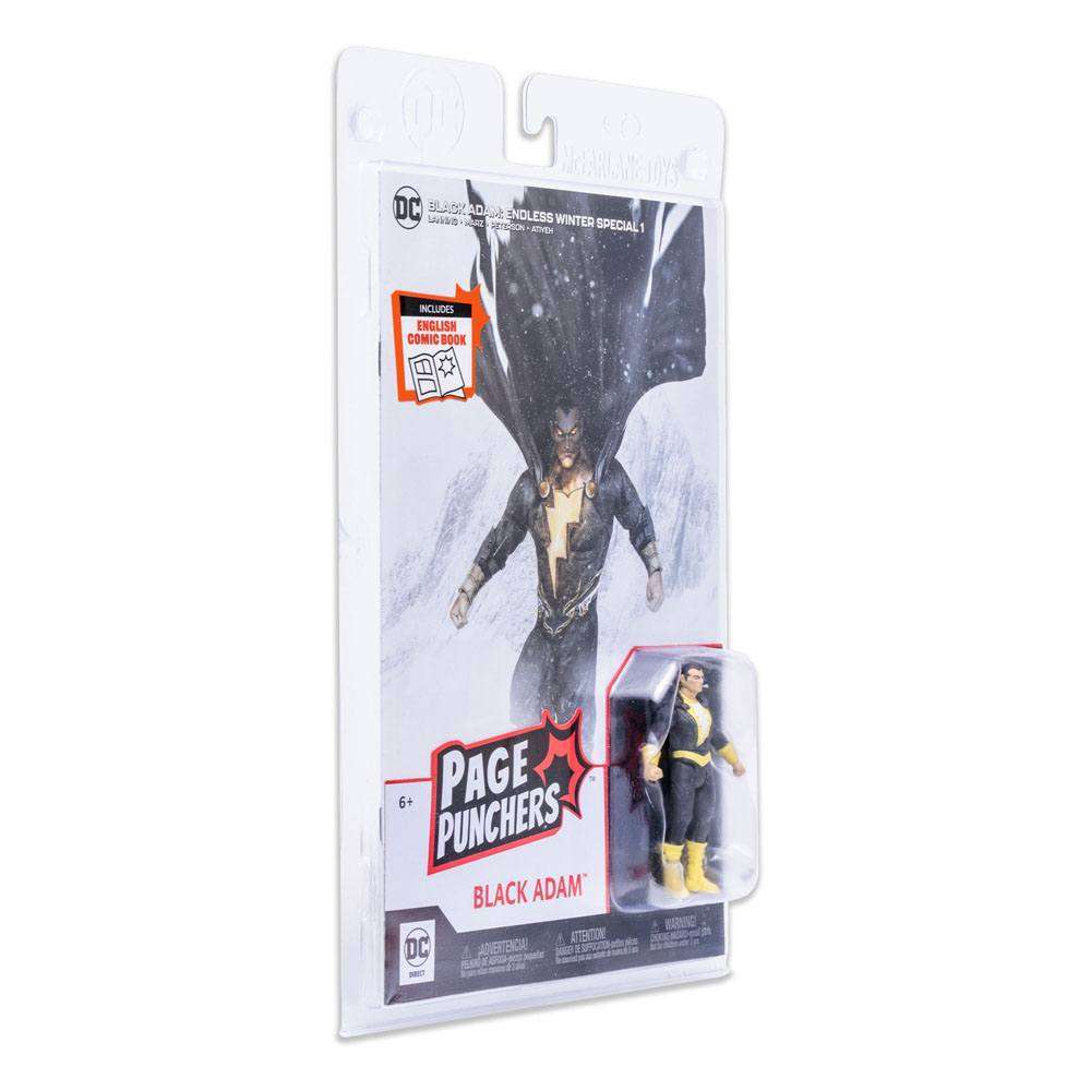 McFarlane DC Page Punchers Action Figure Black Adam (Endless Winter) 8 cm by LAB7 Malta, Europe