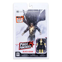 McFarlane DC Page Punchers Black Adam Endless Winter 8 cm action figure in blister pack packaging.