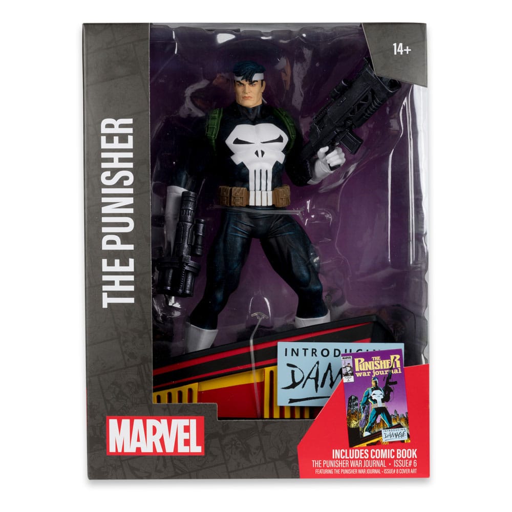 McFarlane Marvel Punisher PVC Statue War Journal 8 1/6 Scale by LAB7 Malta, Europe