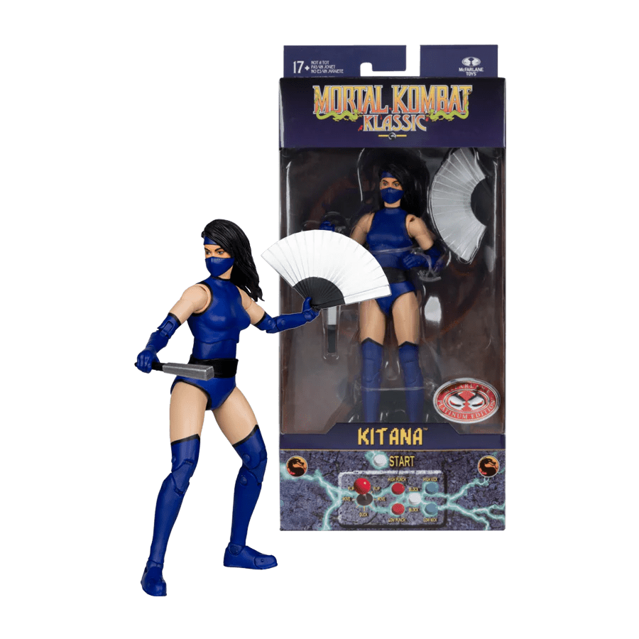 McFarlane Mortal Kombat Kitana Chase Action Figure Klassiks Series by LAB7 Malta, Europe