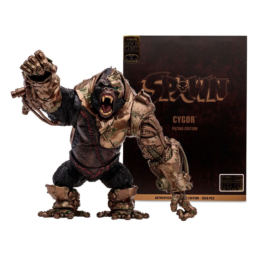 McFarlane Spawn Megafig Cygor Patina Edition (Gold Label) 30 cm Action Figure by LAB7 Malta, Europe