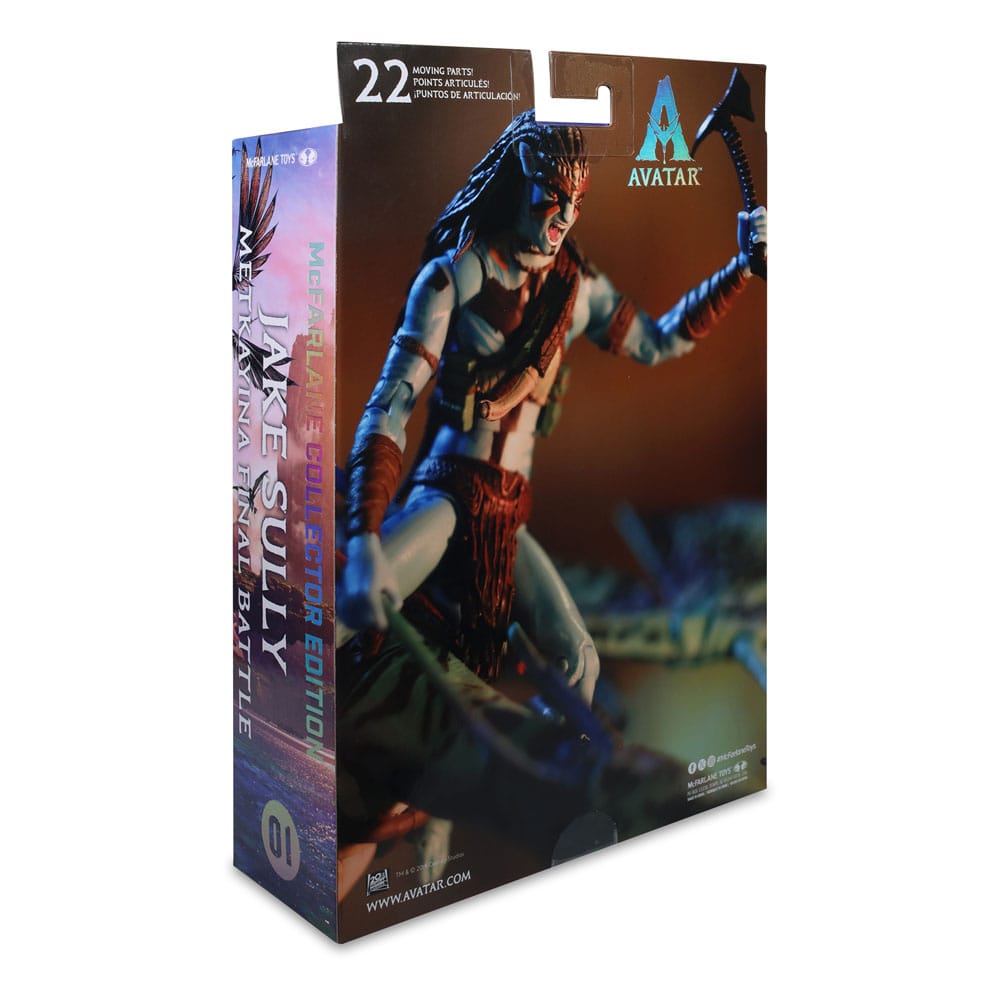 Avatar Fire And Ash Jake Sully Metkayina Final Battle Action Figure 18 Cm in Malta | LAB7