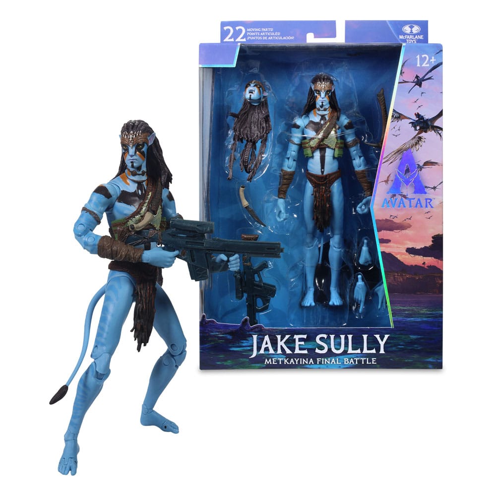 Avatar Fire And Ash Jake Sully Metkayina Final Battle Action Figure 18 Cm in Malta | LAB7