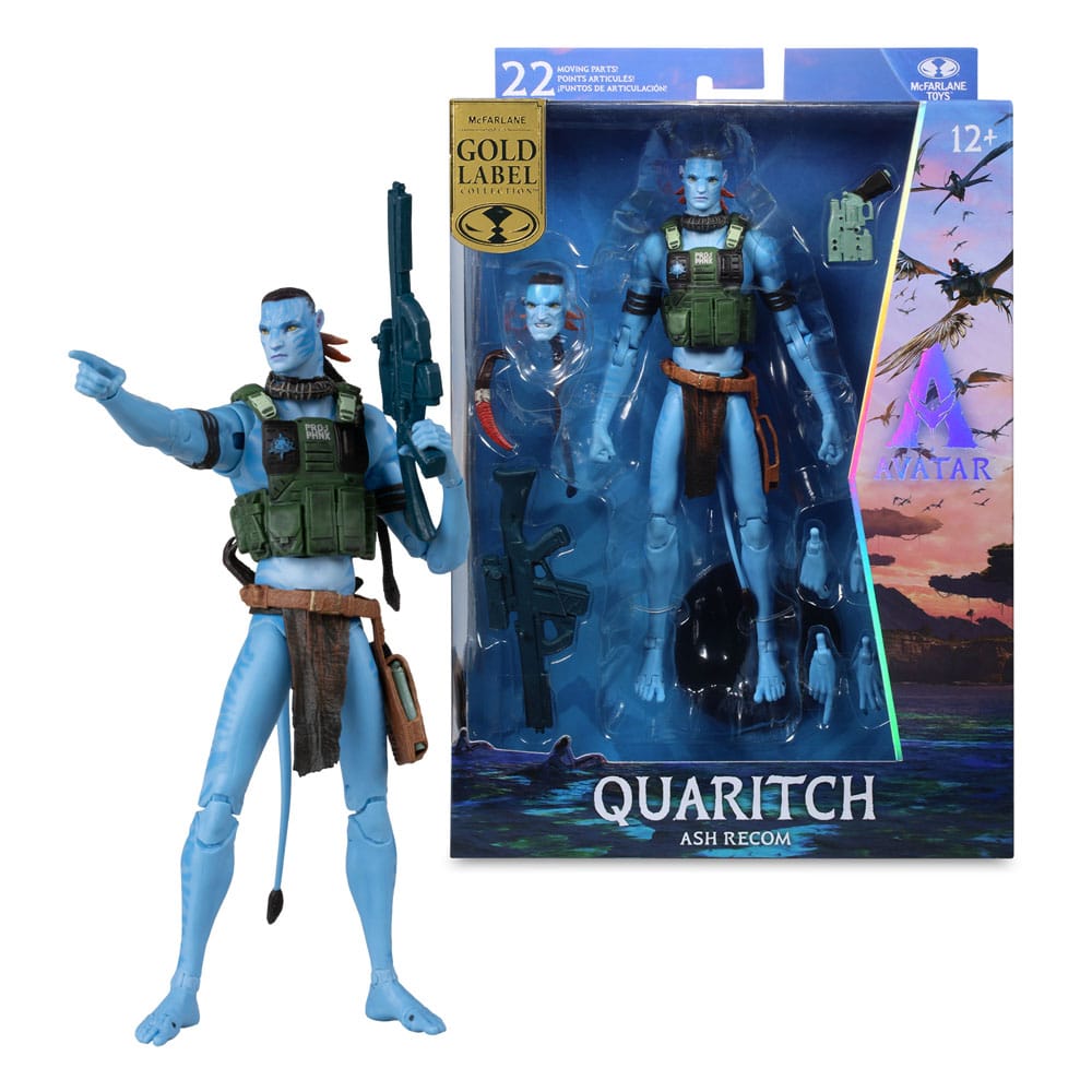Avatar Fire And Ash Quaritch Ash Recom Gold Label Action Figure 18 Cm in Malta | LAB7