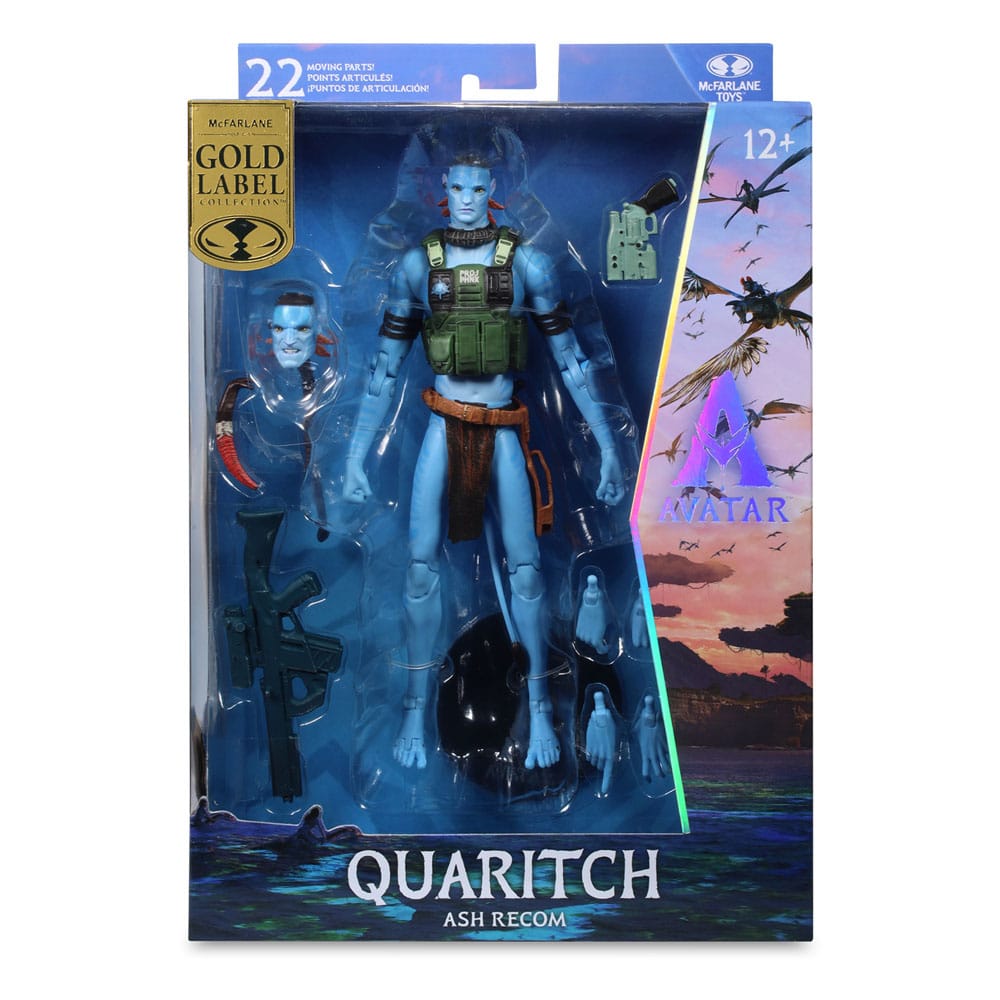 Avatar Fire And Ash Quaritch Ash Recom Gold Label Action Figure 18 Cm in Malta | LAB7
