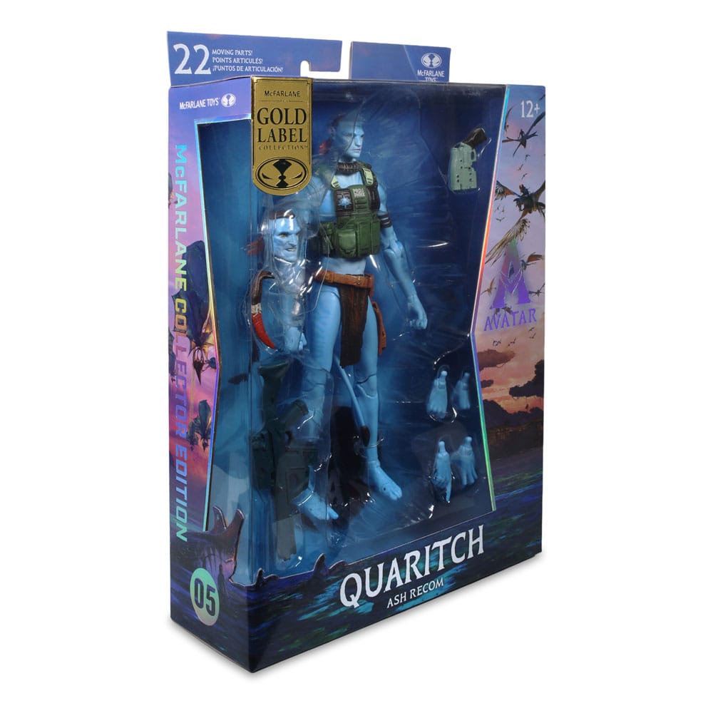 Avatar Fire And Ash Quaritch Ash Recom Gold Label Action Figure 18 Cm in Malta | LAB7