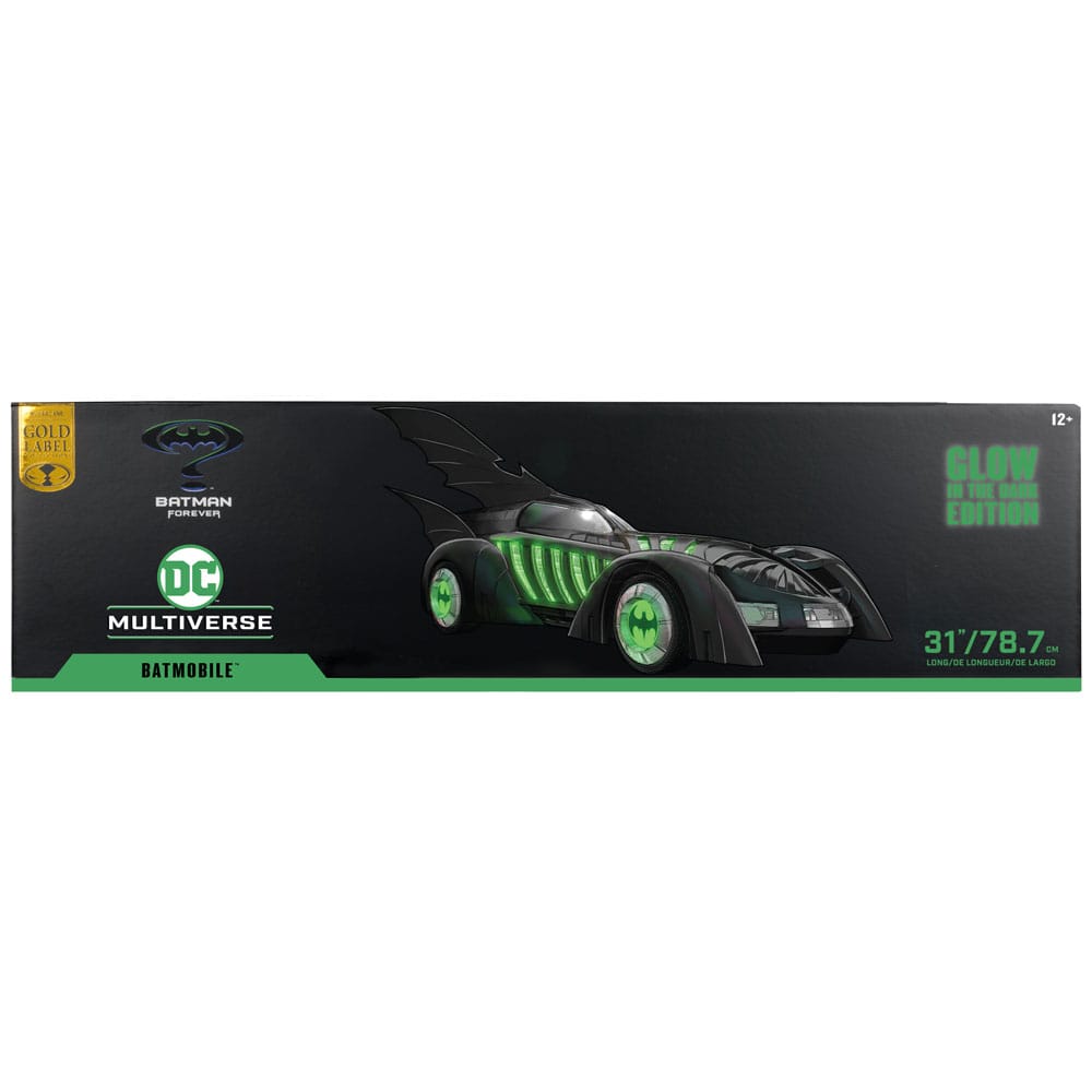 McFarlane Toys Batman Forever Batmobile Glow in the Dark Gold Label in Malta | LAB7