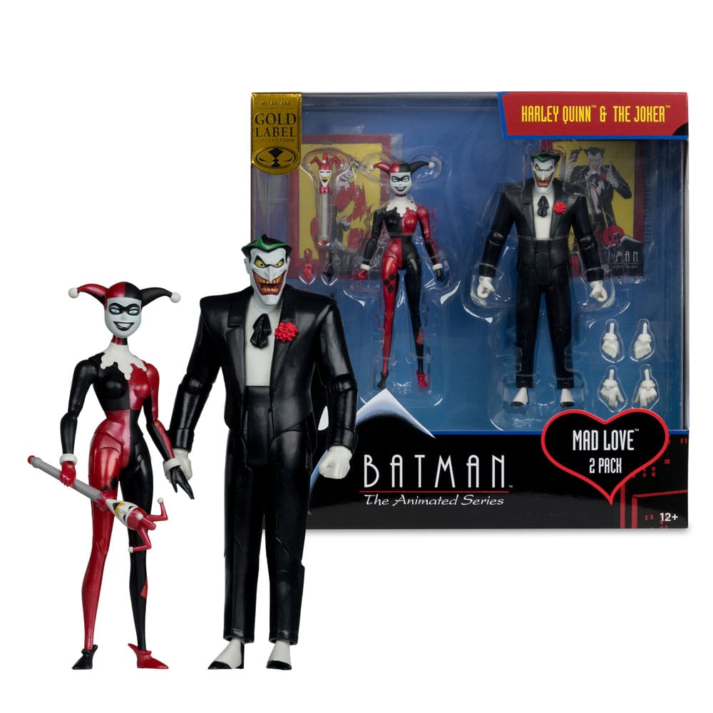 Batman: The Animated Series – Harley Quinn & The Joker (Mad Love) Gold Label 18 cm in Malta | LAB7