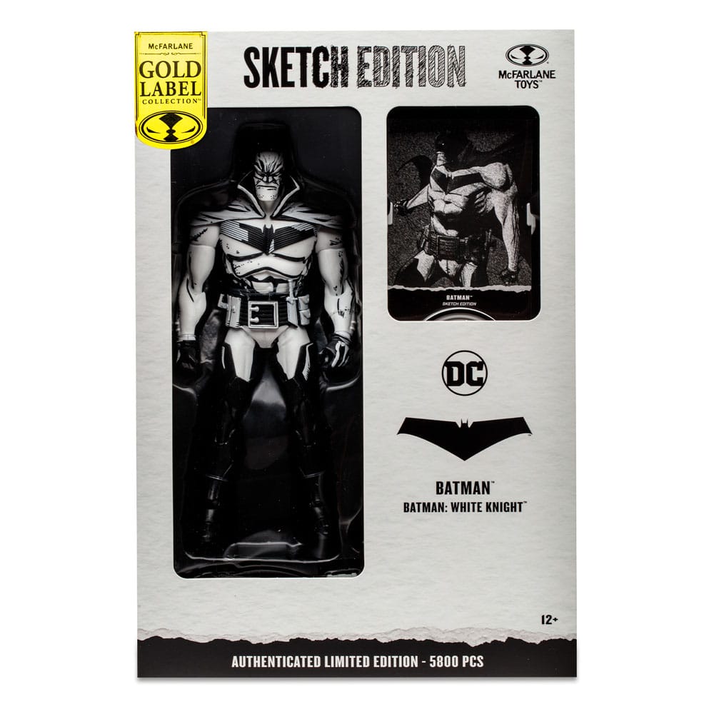 DC Multiverse Gold Label Batman Sketch Edition (White Knight) in Malta | LAB7