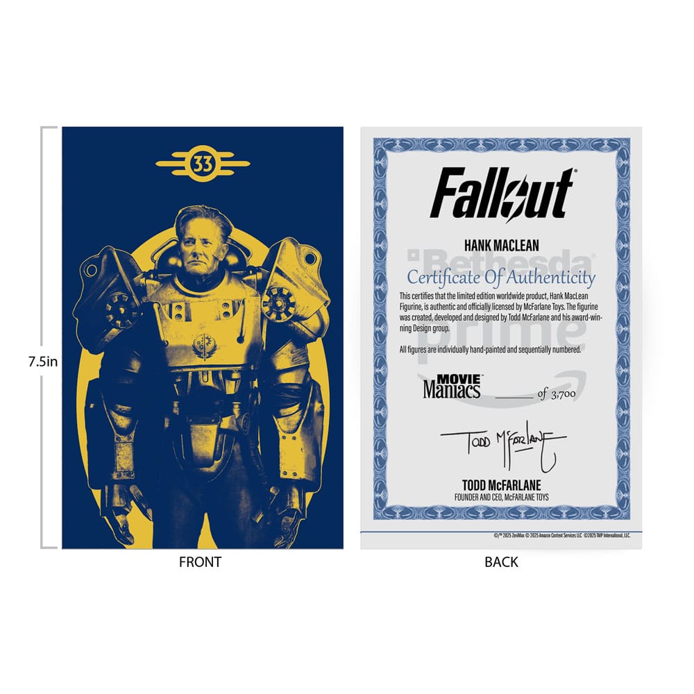 Fallout – Hank MacLean (Season 2) Red Platinum Edition Figure (17 cm) in Malta | LAB7