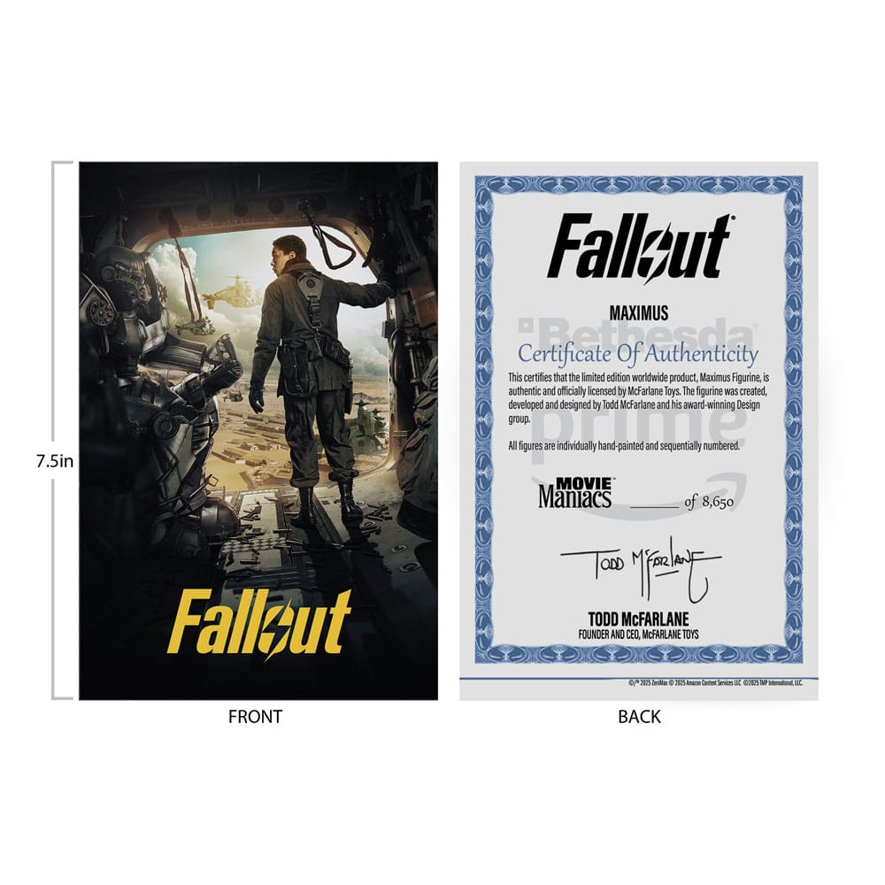 Fallout Maximus Movie Maniacs Action Figure Season 2 in Malta | LAB7