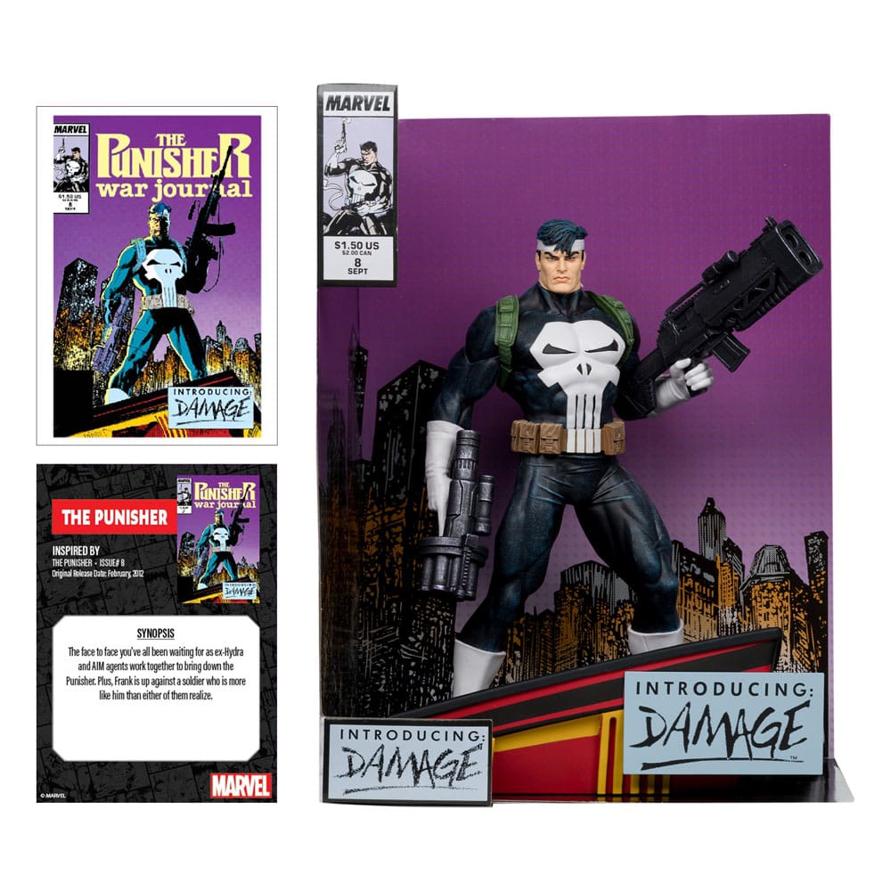 Marvel Punisher PVC Statue War Journal 8 1/6 Scale in Malta | LAB7