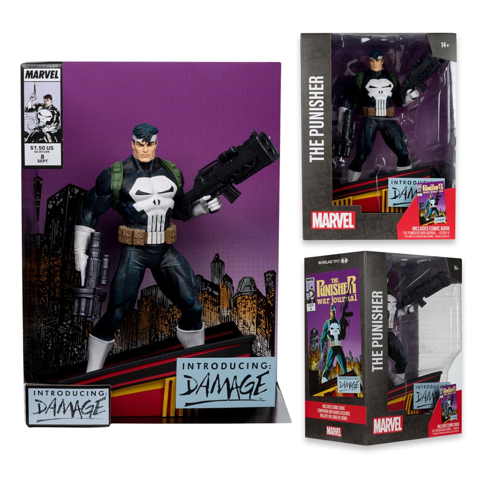 Marvel Punisher PVC Statue War Journal 8 1/6 Scale in Malta | LAB7