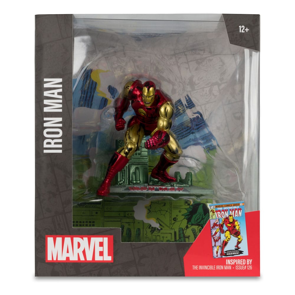 Marvel PVC Statue 1/10 Iron Man (The Invincible Iron Man 126) – 11 cm in Malta | LAB7