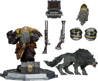 McFarlane Toys - World of Warcraft Dwarf Hunter: Beast Master & Marksman 1:12 Scale Posed Figure by LAB7 Malta, Europe