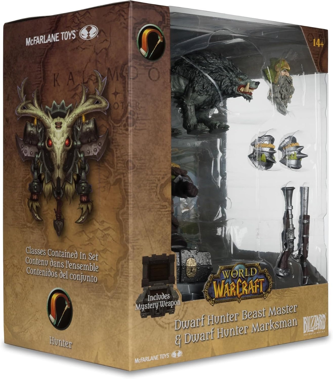 McFarlane Toys - World of Warcraft Dwarf Hunter: Beast Master & Marksman 1:12 Scale Posed Figure by LAB7 Malta, Europe